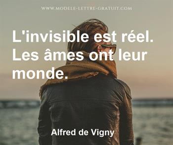 Citation de Alfred de Vigny