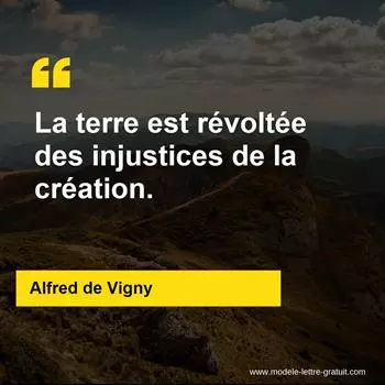 Citation Alfred de Vigny