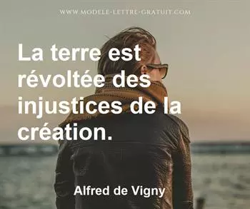 Citation de Alfred de Vigny
