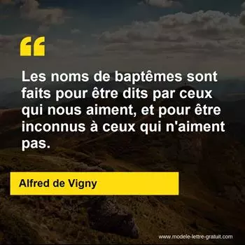 Citation Alfred de Vigny