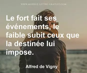 Citation de Alfred de Vigny