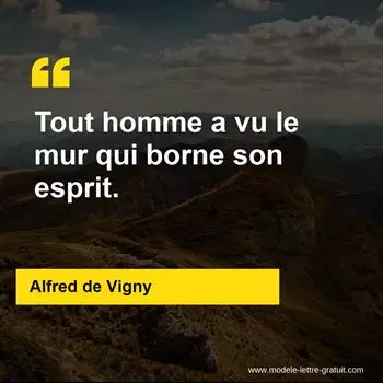 Citation Alfred de Vigny