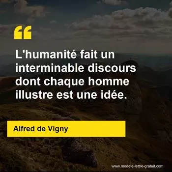 Citation Alfred de Vigny