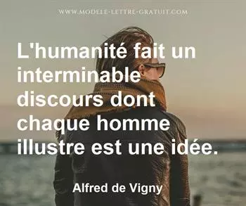 Citation de Alfred de Vigny