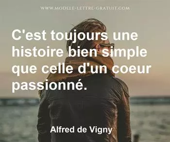 Citation de Alfred de Vigny