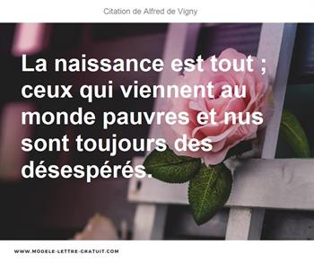Citations Alfred de Vigny