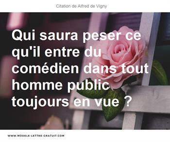 Citations Alfred de Vigny