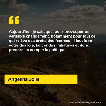 Citation Angelina Jolie