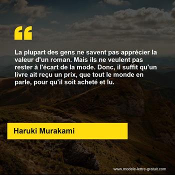 Citation de Haruki Murakami