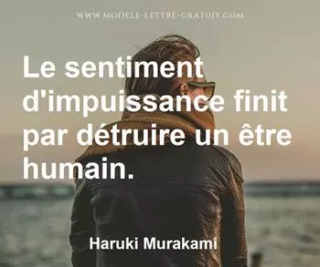 Citation de Haruki Murakami