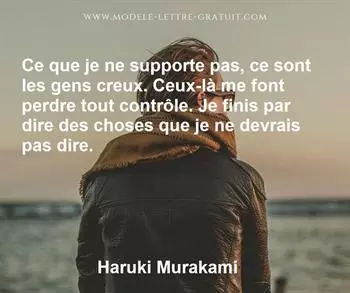 Citation de Haruki Murakami