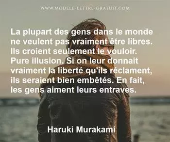 Citation de Haruki Murakami