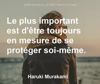 Citation de Haruki Murakami
