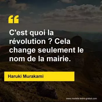 Citation Haruki Murakami