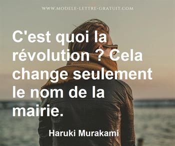 Citation de Haruki Murakami