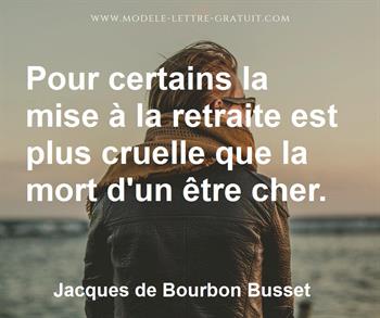 Citation de Jacques de Bourbon Busset