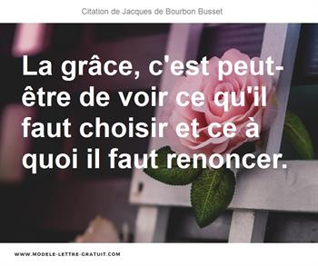 Citations Jacques de Bourbon Busset