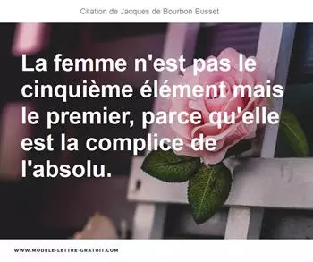 Citations Jacques de Bourbon Busset