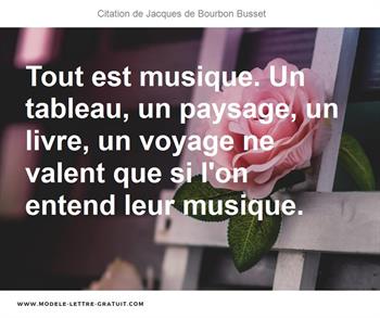 Citations Jacques de Bourbon Busset