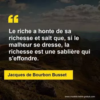 Citation Jacques de Bourbon Busset