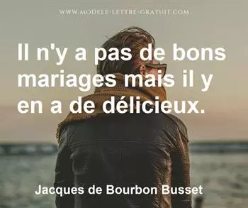 Citation de Jacques de Bourbon Busset
