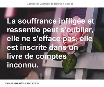 Citations Jacques de Bourbon Busset