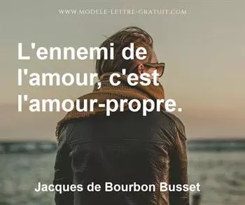 Citation de Jacques de Bourbon Busset