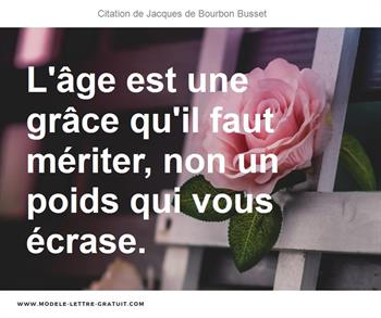 Citations Jacques de Bourbon Busset