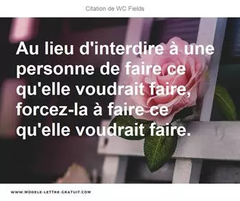 Citations WC Fields