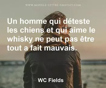 Citation de WC Fields