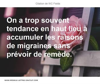 Citations WC Fields