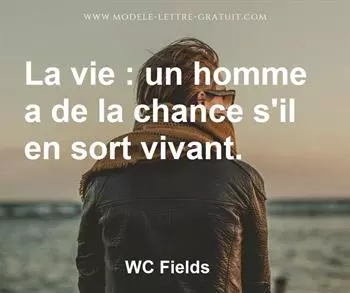 Citation de WC Fields