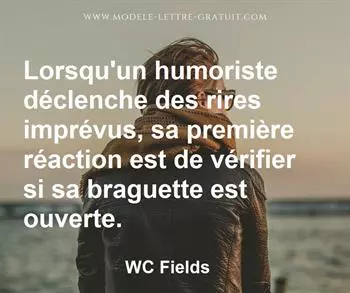 Citation de WC Fields
