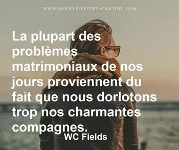 Citation de WC Fields