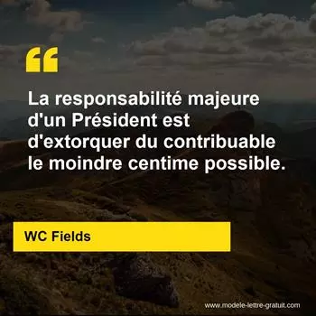 Citation WC Fields