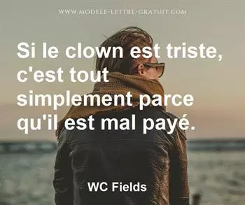 Citation de WC Fields