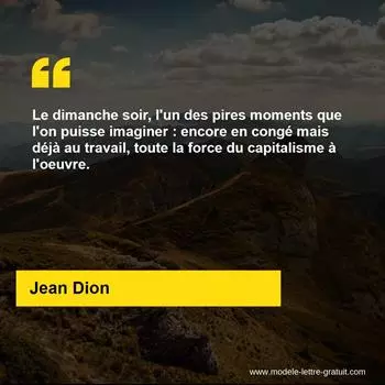 Citation Jean Dion