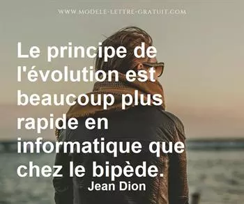 Citation de Jean Dion