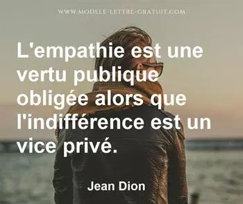 Citation de Jean Dion