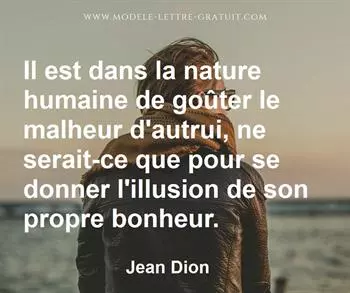 Citation de Jean Dion