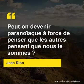 Citation Jean Dion