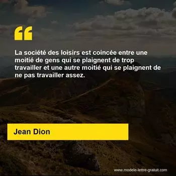 Citation Jean Dion