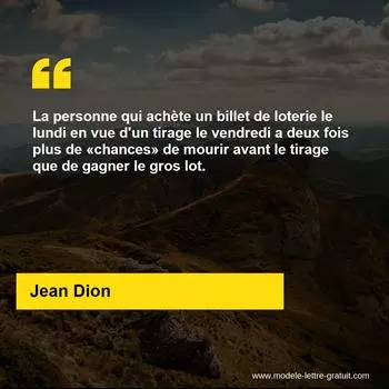 Citation Jean Dion