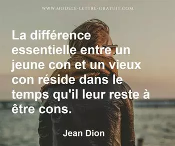Citation de Jean Dion