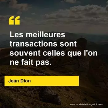 Citation Jean Dion