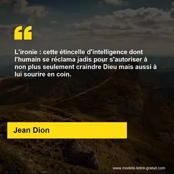 Citation Jean Dion