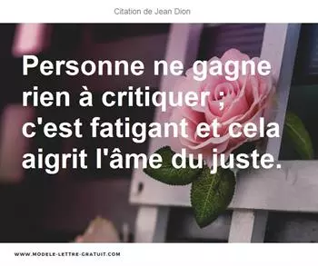 Citations Jean Dion