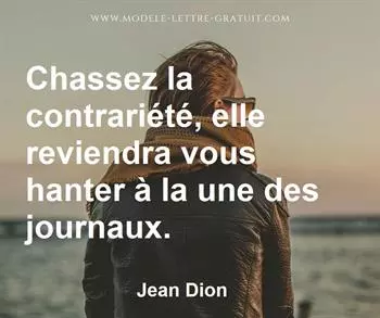 Citation de Jean Dion
