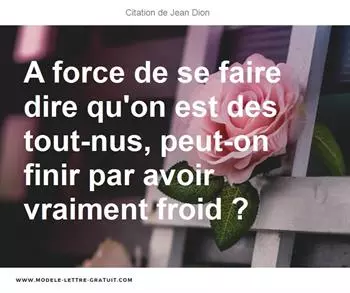 Citations Jean Dion