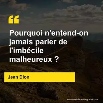 Citation Jean Dion